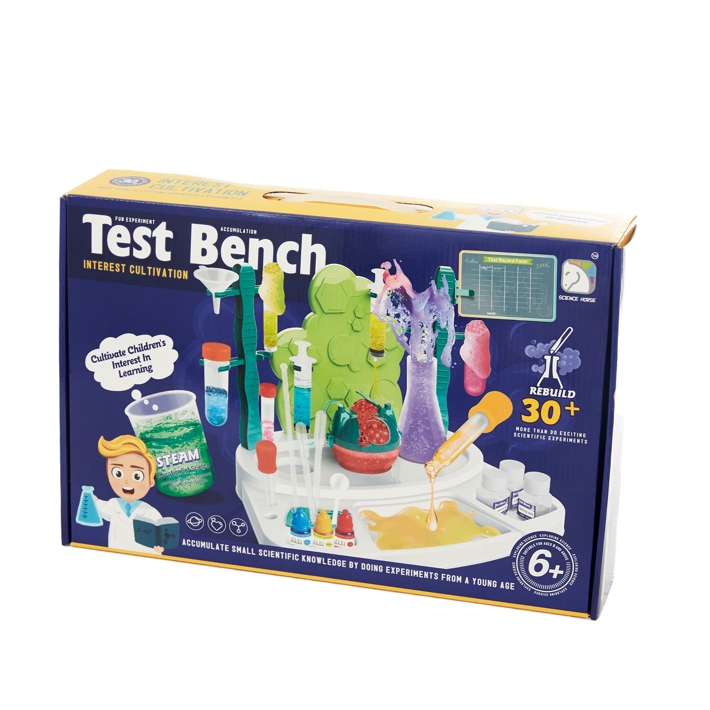Kids' Science Experiment Bench