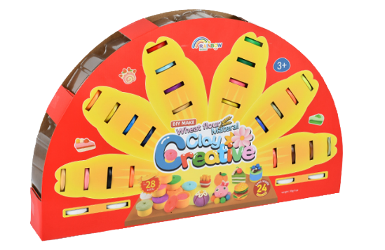 28-Color Peach Blossom Modeling Clay Set (30g x 28 ¡Ö 840g)
