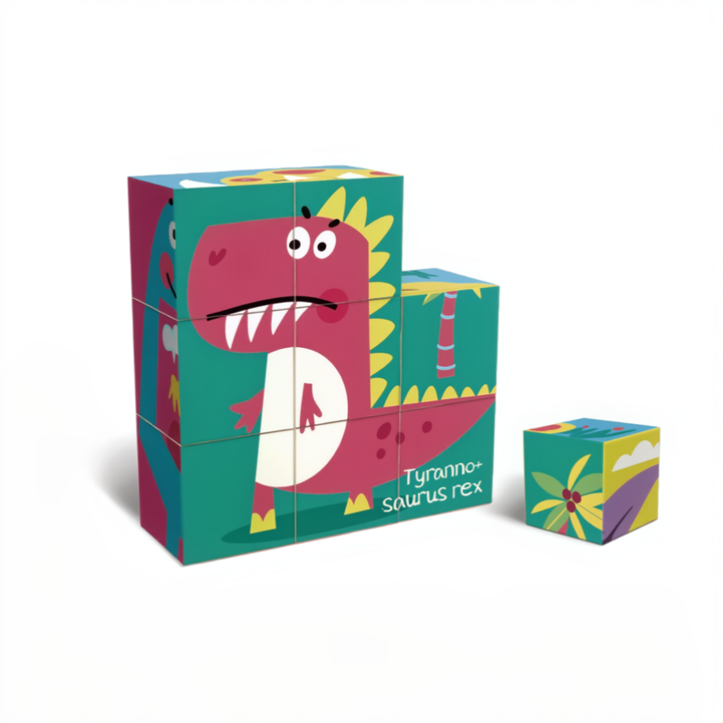 9-Grid 6-in-1 Dinosaur Puzzle