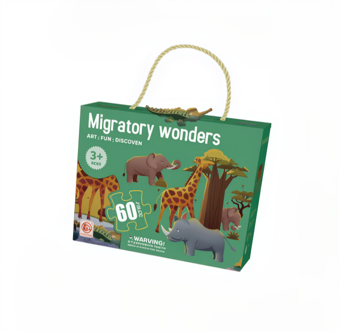 Animal Migration 60-Piece Puzzle