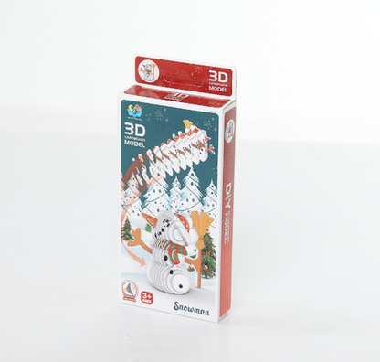 3D Snowman Puzzle
