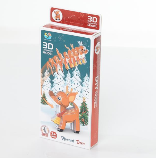 3D Reindeer Puzzle