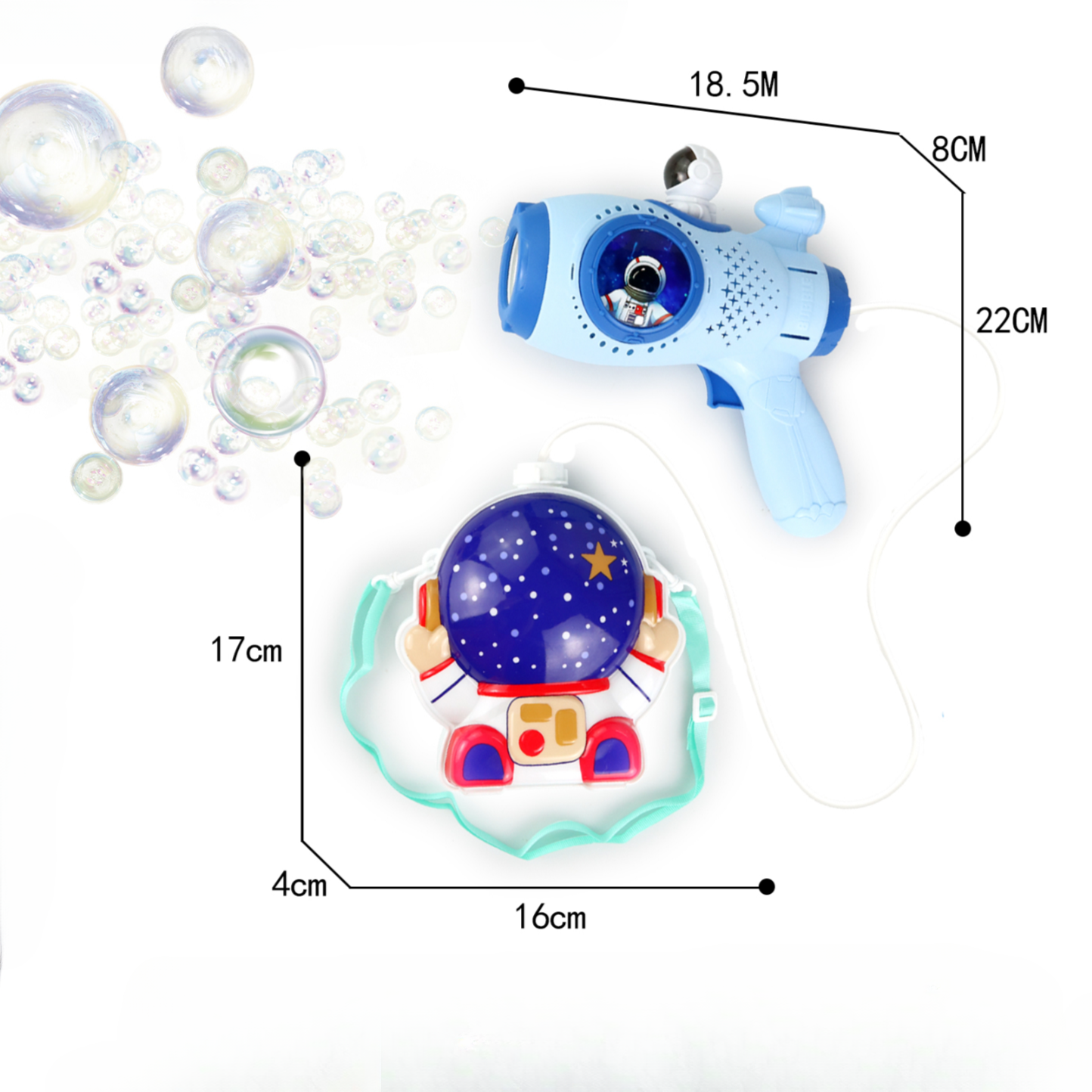 Space Backpack Bubble Kit