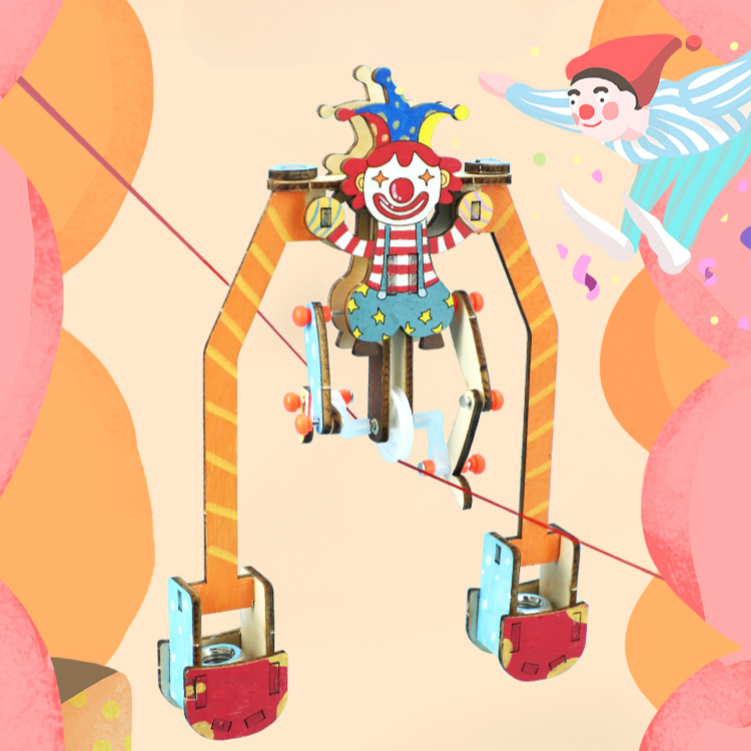 Tightrope Walking Clown