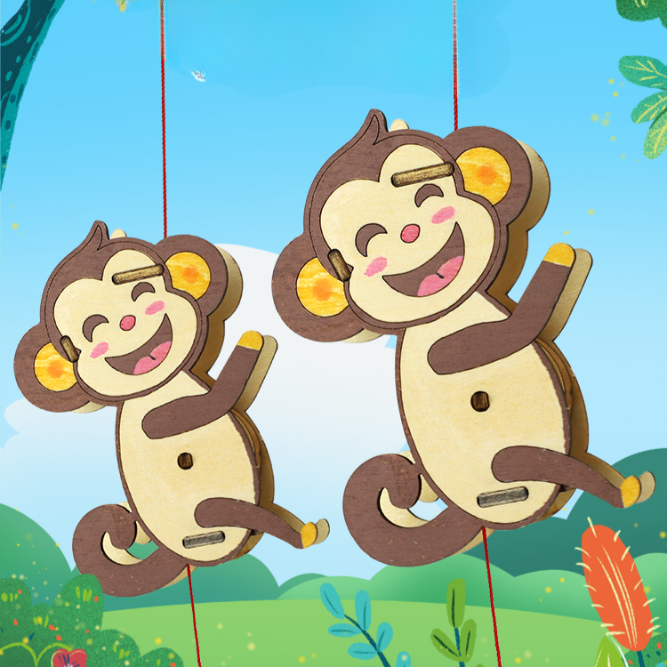Rope-climbing Monkey