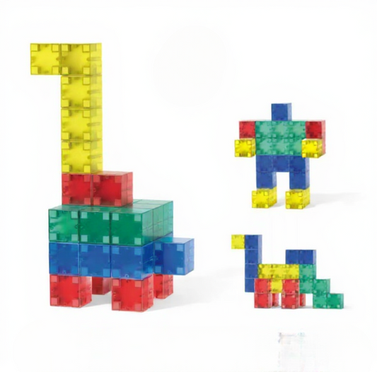 Transparent Magnetic Square Blocks (32PCS)
