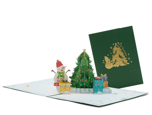 Foil Snowman & Tree
