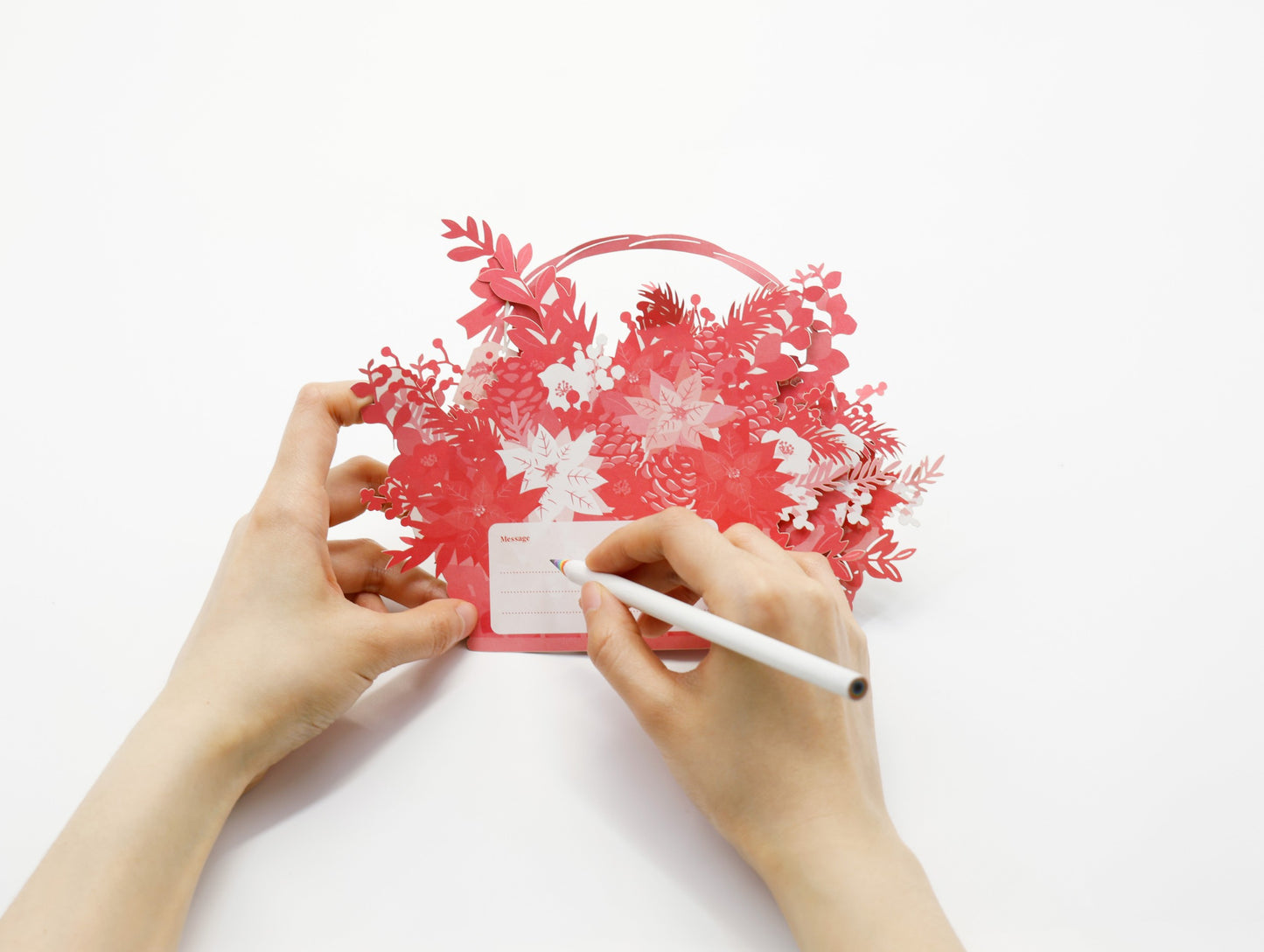 Holiday Flower Basket(2)