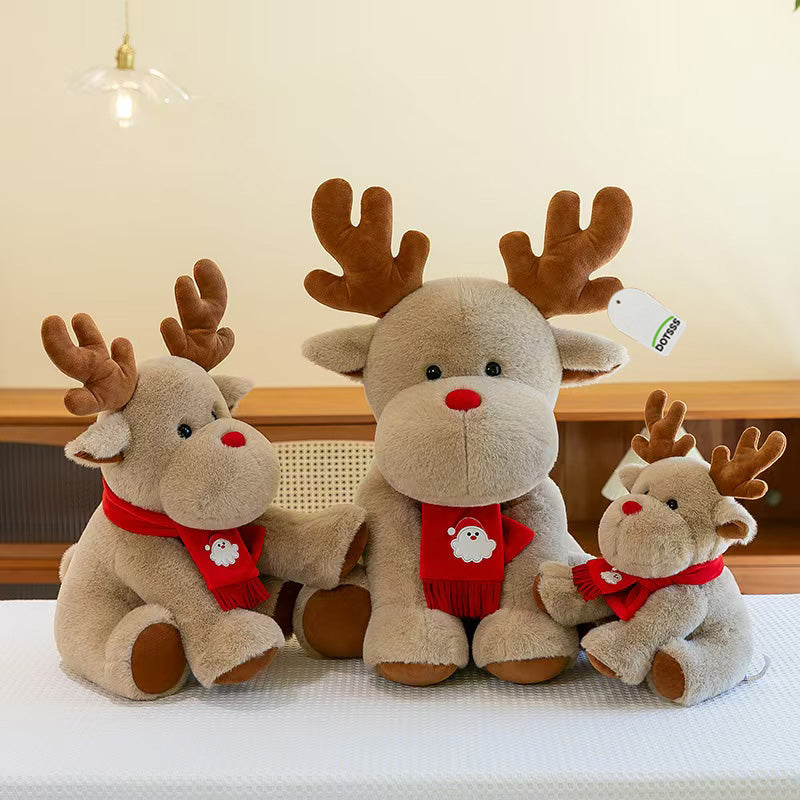 DOTSSS CHILDREN’S MUSEUM/DOTSSS  Plush Reindeer (Rabbit Fur)
