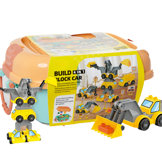 Large Block Construction Vehicle Robot