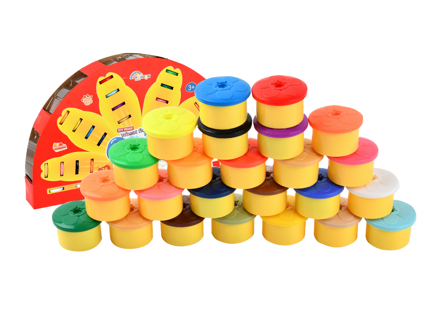 28-Color Peach Blossom Modeling Clay Set (30g x 28 ¡Ö 840g)