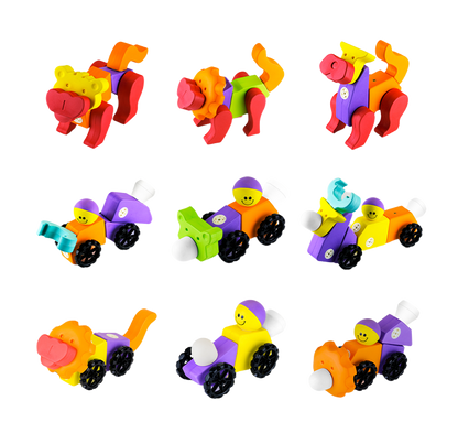 EVA Magnetic Animal Blocks (32PCS)