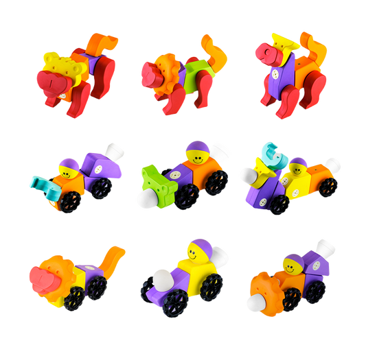 EVA Magnetic Animal Blocks (32PCS)