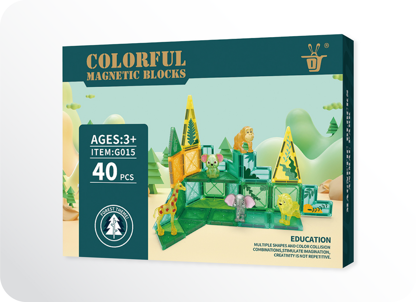 Magnetic Animal Forest (40pcs)