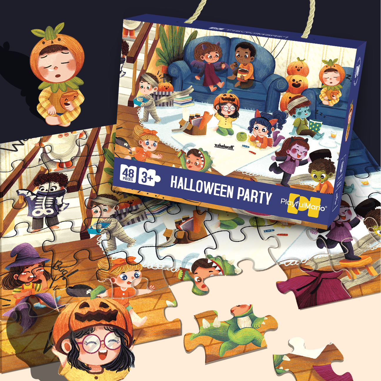 Halloween 48-Piece Puzzle