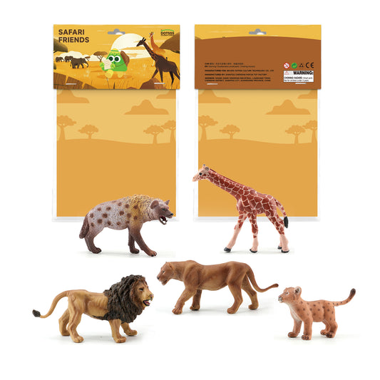 Lion Pride Hunting Scene