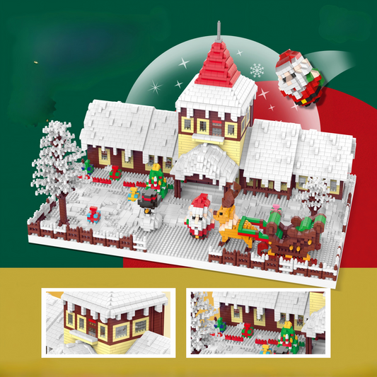 Grand Christmas House Playset