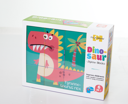9-Grid 6-in-1 Dinosaur Puzzle