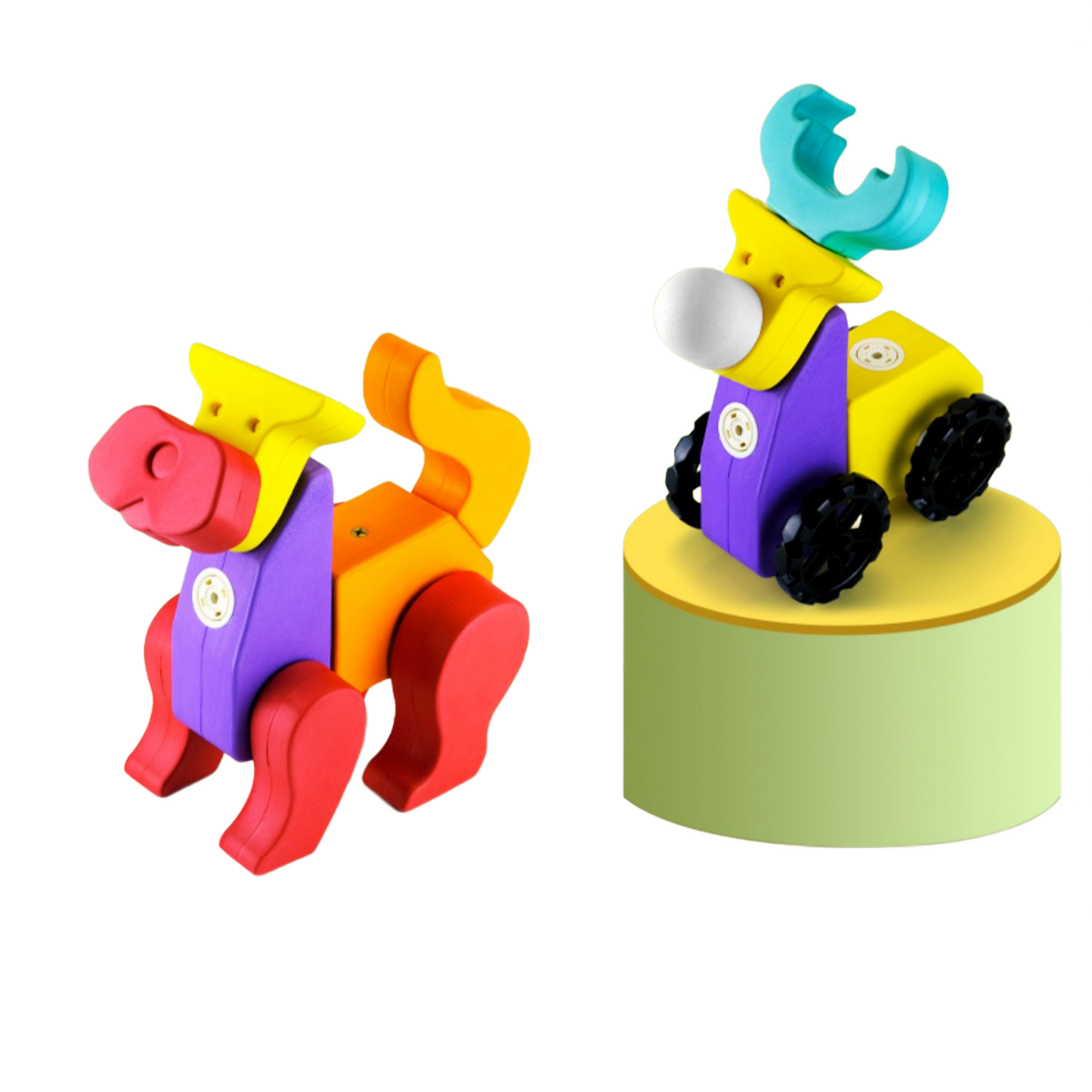 EVA Magnetic Animal Blocks (32PCS)