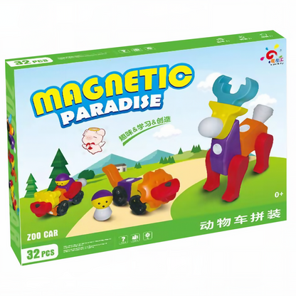 EVA Magnetic Animal Blocks (32PCS)