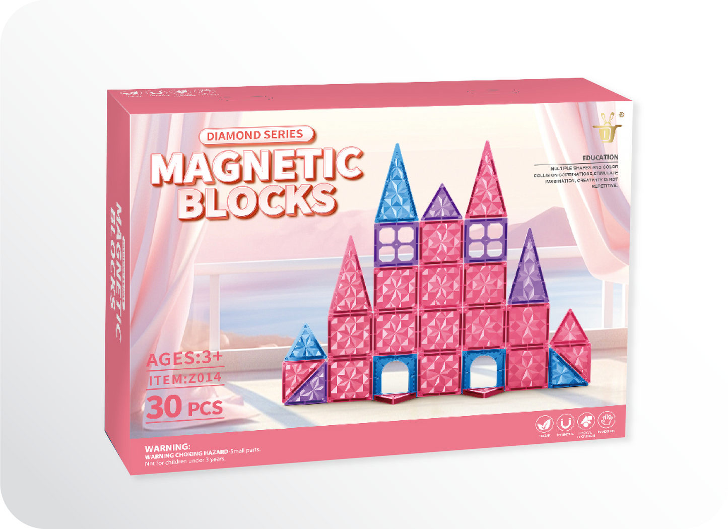 Diamond Powder Magnetic Tiles (30PCS)