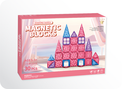 Diamond Powder Magnetic Tiles (30PCS)