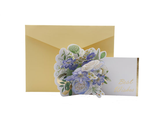 Blue 3D Blooms