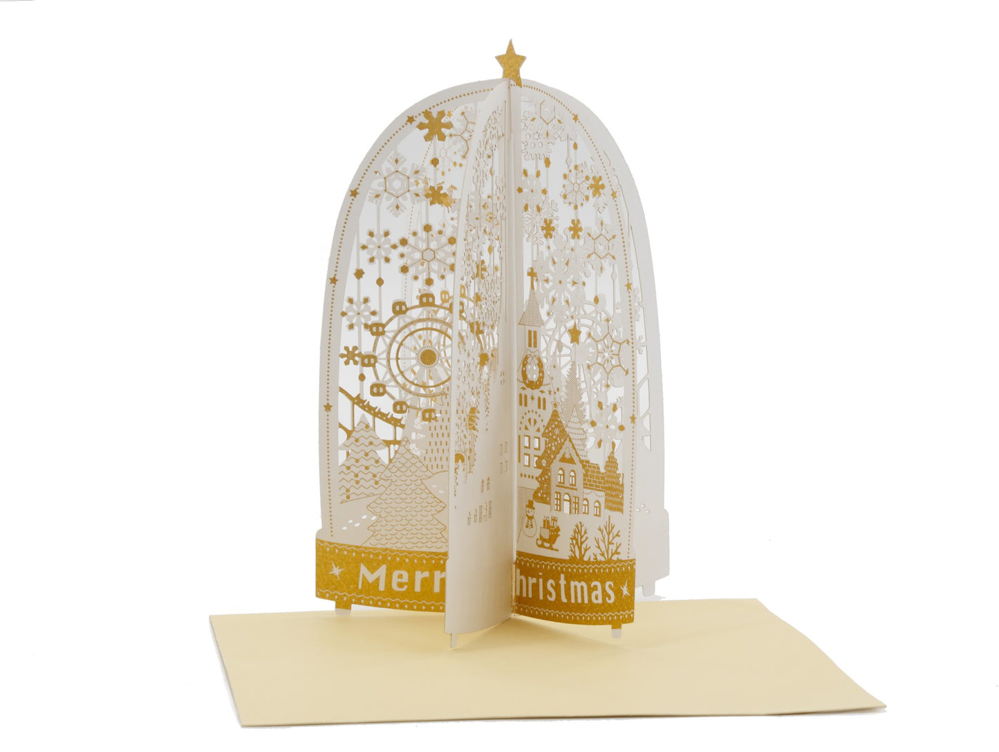 Golden Snow Globe
