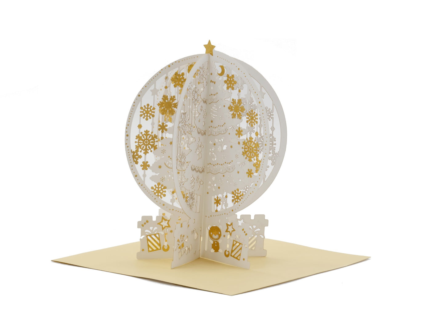 Golden Snow Globe