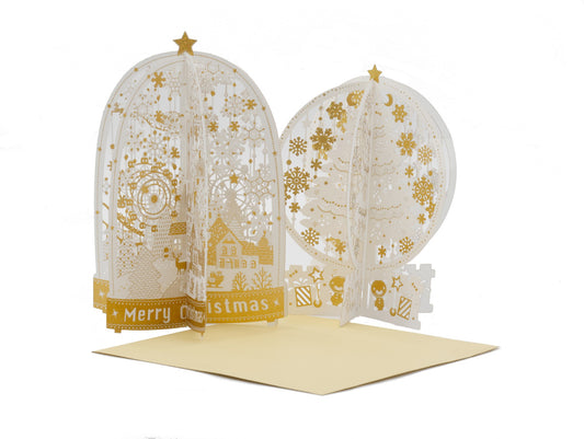 Golden Snow Globe