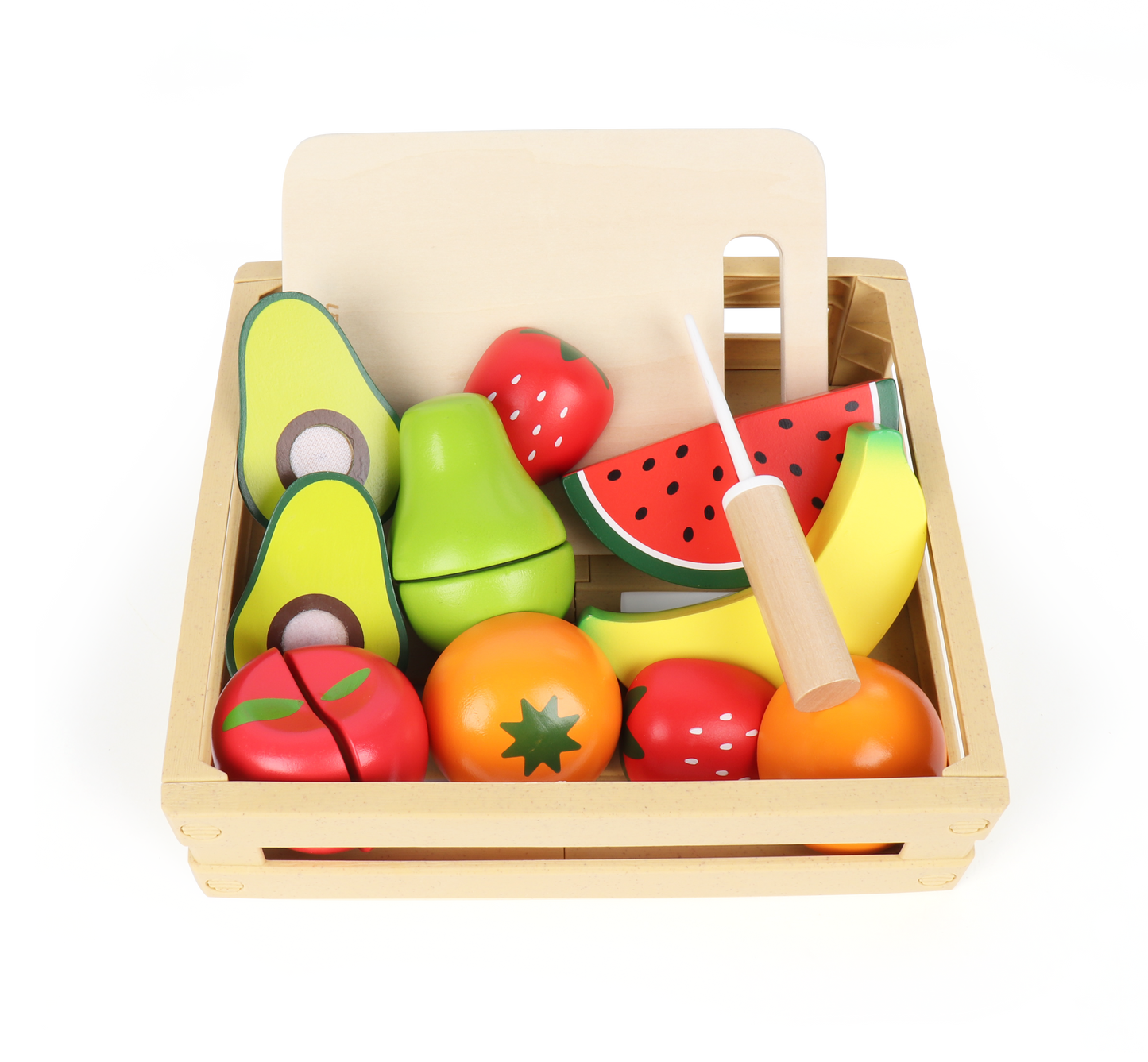 Wooden Fruit Cutting Playset
