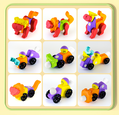 EVA Magnetic Animal Blocks (32PCS)