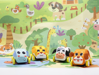 DOTSSS CHILDREN’S MUSEUM/DOTSSS  Pull-Back Ears Cloth Car