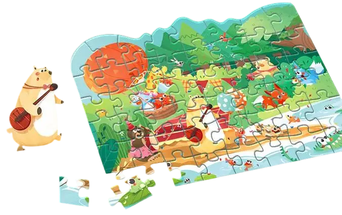 Animal Party 48-Piece Puzzle