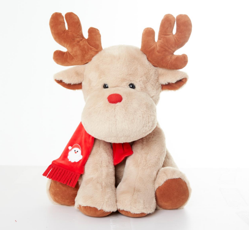 DOTSSS CHILDREN’S MUSEUM/DOTSSS  Plush Reindeer (Rabbit Fur)
